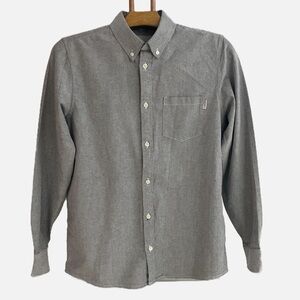 Carhartt Work in Progress Long Sleeve Raymond Shirt Medium Regular Gray Floral